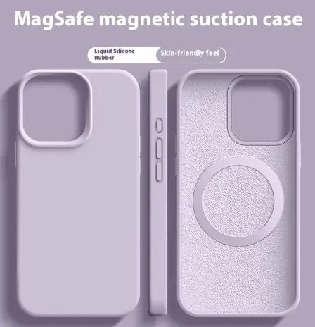 Magnetic Liquid Silicone  Magsafe Case For iPhone